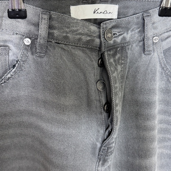 KanCan High Rise 90s Flare Jeans Gray Size 11/29 - Picture 4 of 7